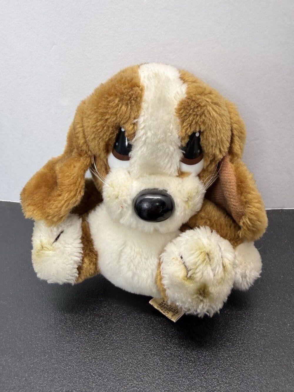 Vintage Applause Sad Sam 6” Plush 1980 Korea Stuffed Basset Hound Dog Doll